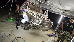 Dakaro bivakas po antro etapo