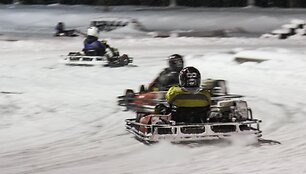 Žurnalistų kartingo varžybos Plytinės kartodrome