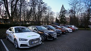 Lietuvos „Metų automobilio 2017“ konkurso stovyklos Druskininkuose akimirka