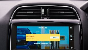 &bdquo;Jaguar XE&ldquo; ir &bdquo;Shell&ldquo; mokėjimų sistema