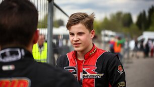 Lietuvos kartingo čempionato varžybos Anyk&scaron;čių kartodrome