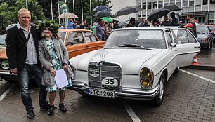 Istorinių automobilių ralis Jonavoje