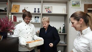 D.Grybauskaitė restorane &bdquo;Piccolo Canopi&ldquo;