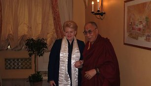 D.Grybauskaitė ir Dalai Lama. 