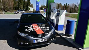 &Scaron;e&scaron;toji &bdquo;Honda Civic&ldquo; ekspedicijos&ldquo; diena 