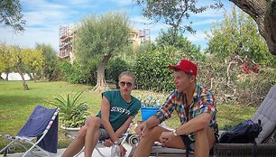 Juozo Statkevičiaus atostogų Sicilijoje akimirka