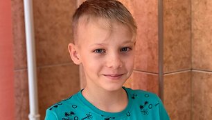 Per Rusijos paleistos raketos sprogimą Kramatorsko geležinkelio stotyje sužalotų Natalijos, Janos ir Jaroslavo &scaron;eima