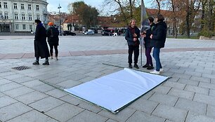 Protestuotojai prie&scaron; &Scaron;eimų sąjūdį
