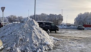 Sniegas Klaipėdoje