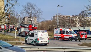 Gaisras Tuskulėnų gatvėje
