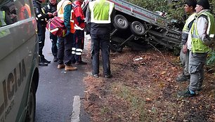 Avarija Vilniuje, Baltosios Vokės gatvėje