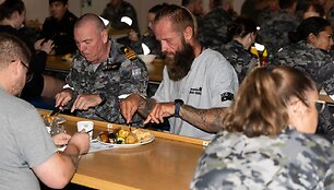 Aurimas Mockus Australijos kariniame laive
