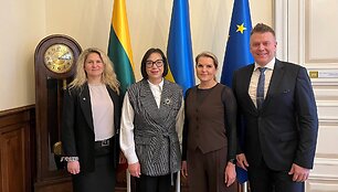 I&scaron; kairės: Renata Kurmin, Rima Popovienė, Anna Kuznecovienė ir Aleksandras Brokas