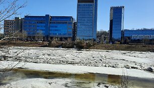 Vilniuje Neris staiga atgijo ir i&scaron;ne&scaron;ė ledus