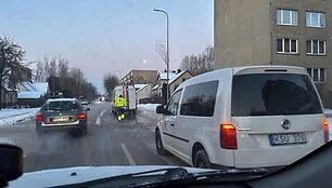 Jurbarko gatves užliejo vanduo