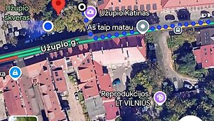 Priedangos Vilniuje, Užupio rajone