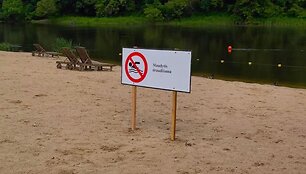 Kai kuriuose Vilniaus paplūdimiuose užfiksuota vandens tar&scaron;a