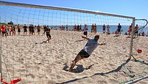 Paplūdimio futbolo turnyras Klaipėdoje 