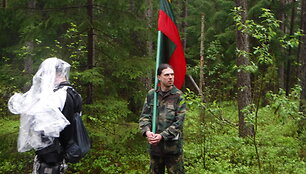 Lietuvos partizanų pagerbimo žygis Varėnos-Merkinės mi&scaron;kais
