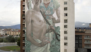  &bdquo;Vilnius Street Art&ldquo; dalyvausiančio Aryz darbai