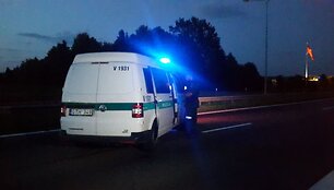 Motociklininko avarija Vilniuje