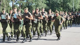 Lietuvos karo akademijos studentai