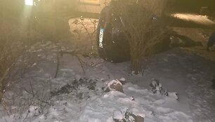 BMW avarija prie Kretingos