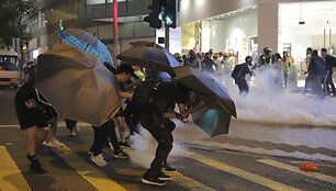 Protestai Honkonge