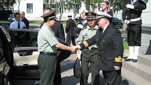 Lietuvos kariuomenės karinėse jūrų pajėgose lankėsi Kinijos centrinio karinio komiteto vicepirmininkas