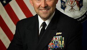 Vyriausiasis sąjungininkų pajėgų Europoje vadas admirolas Jamesas G.Stavridis