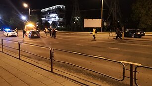 Vilniuje susidūrė du BMW automobiliai
