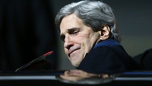 JAV valstybės sekretorius Johnas Kerry