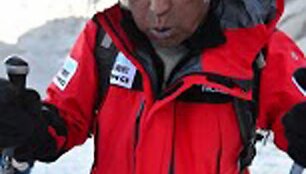 80 metų japonų alpinistas Yuichiro Miura
