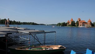 Scena Galvės ežere