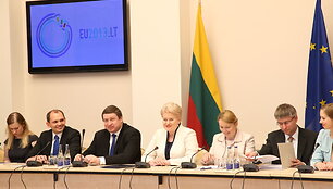 Lietuvos Respublikos Prezidentė Dalia Grybauskaitė susitiko su Nuolatinių atstovų komiteto nariais