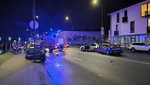 Avarija Kaune &ndash; Karaliaus Mindaugo prospekte