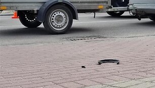Panevėžyje nukentėjo paspirtuku važiavusi mergina
