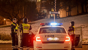 Naktinis policijos reidas Vilniuje