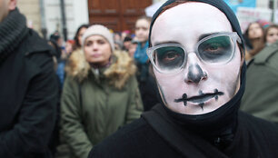 Protestai Lenkijoje dėl abortų draudimo