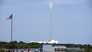 &bdquo;Falcon 9&ldquo; raketos paleidimas
