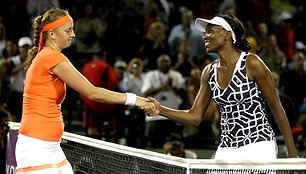 Petra Kvitova ir Venus Williams