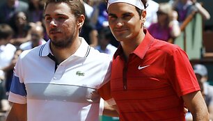 Stanislasas Wawrinka ir Rodgeris Federeris
