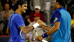 Rogeris Federeris ir Jo-Wilfriedas Tsonga