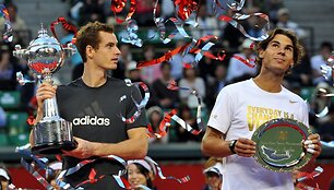 Andy Murray ir Rafaelis Nadalis 