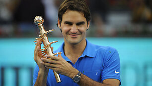 Rogeris Federeris Madrido turnyro nugalėtoju tapo trečią kartą