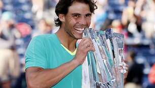 Rafaelis Nadalis i&scaron;kovojo 22-ą &bdquo;Masters&ldquo; serijos trofėjų karjeroje