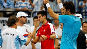 Novako Džokovičiaus traumą Daviso taurės finale