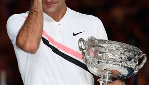 Neįtikėtinas: Rogeris Federeris 20-ą kartą tapo &ldquo;Didžiojo kirčio&rdquo; turnyro čempionu 