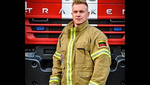 Lietuvos ugniagesių komanda Sakramente
