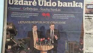"Verslo žinių" pirmasis puslapis